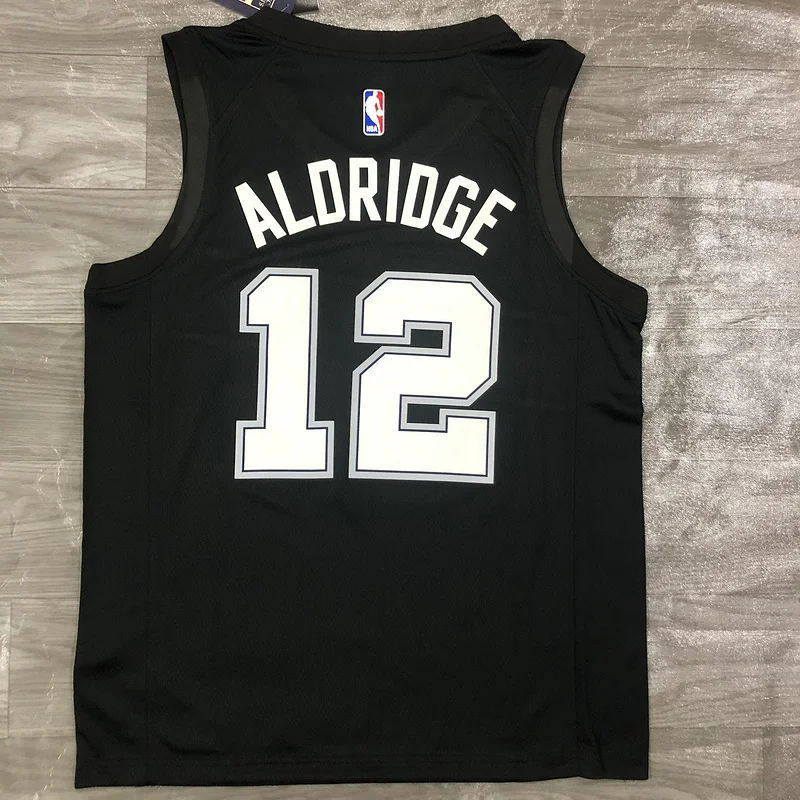 2021 San Antonio Spurs Basketball Jersey city version #12 ALDRIDGE