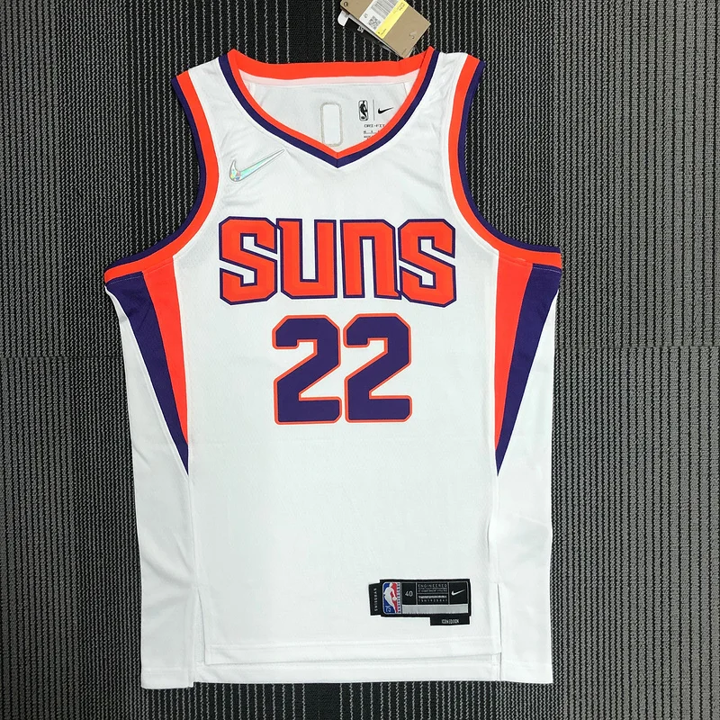 75th anniversary NBA Phoenix Suns Basketball jersey White #22 AYTON