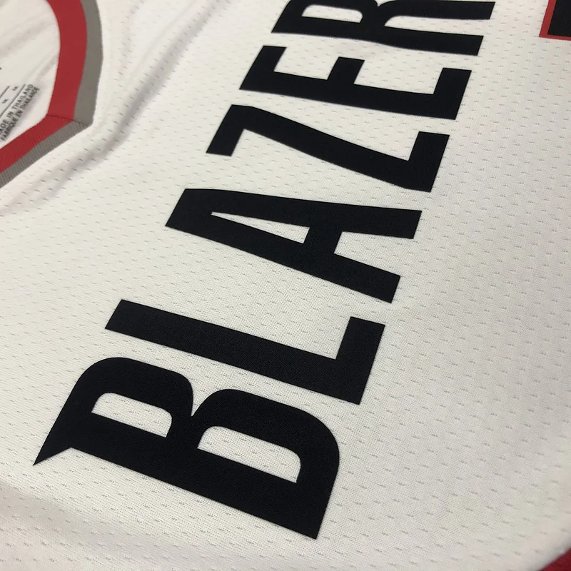 2021 Portland Trail Blazers Basketball Jersey Home White #7 ROY