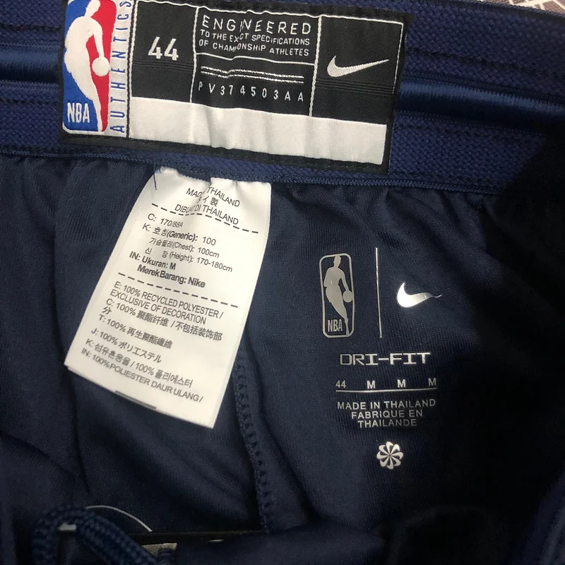 NBA Memphis Grizzlies Basketball Blue Shorts