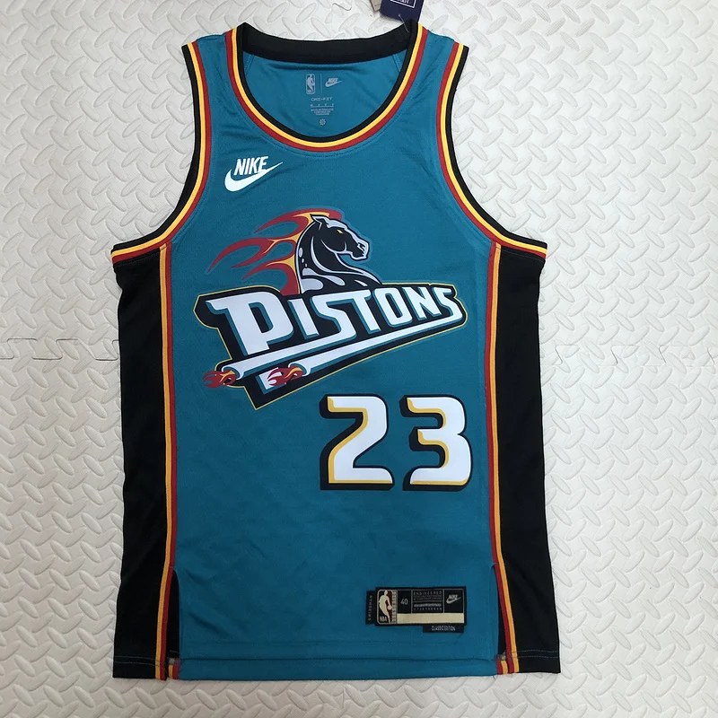 2023 Detroit Pistons Basketball Jersey Retro #23 IVEY