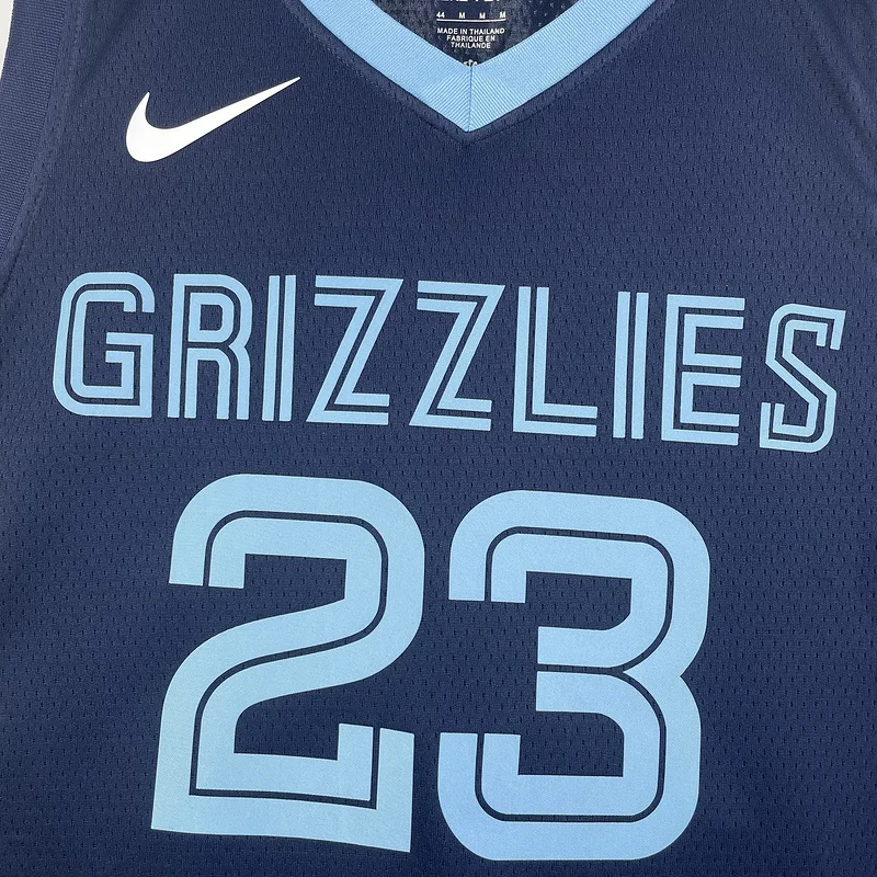 2023 Season NBA Memphis Grizzlies Basketball Jersey Aawy Blue #23 ROSE