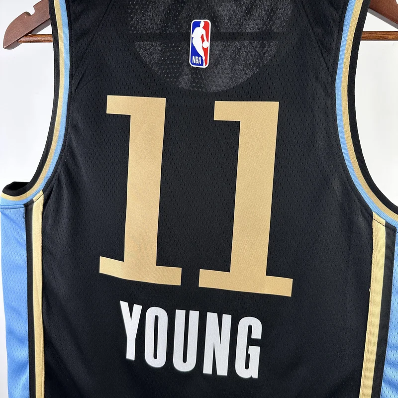 2024 Season NBA Atlanta Hawks Basketball Jersey city version #11 YOUNG