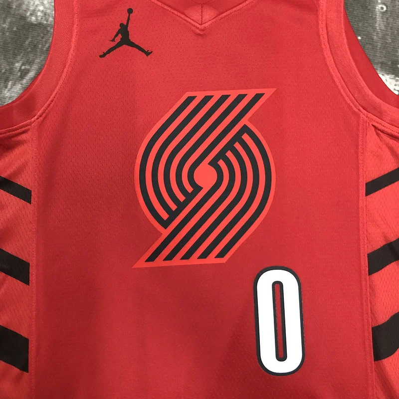 2023 Portland Trail Blazers Basketball Jersey  trapeze  limited  #0   LILIARD