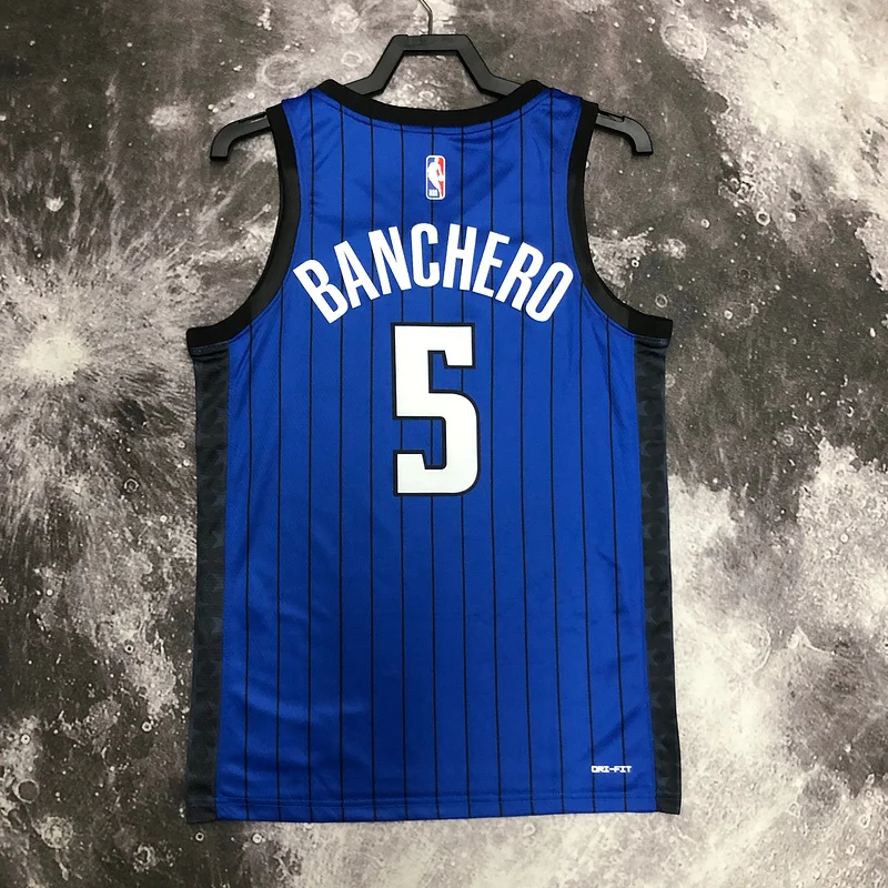 2023 Orlando Magic Basketball Jersey trapeze #5 BANCHERO