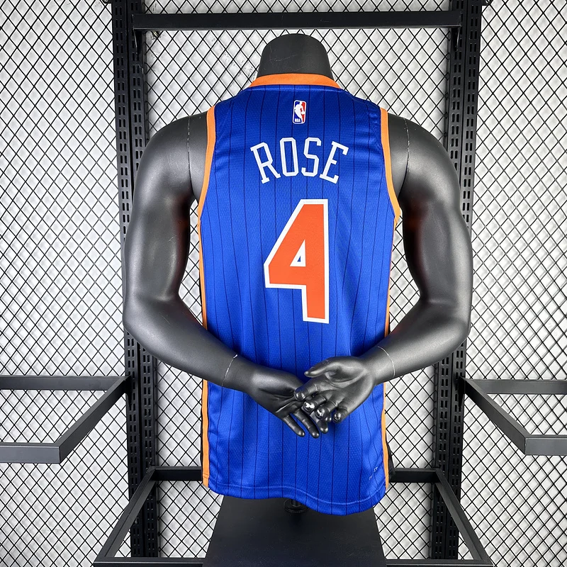 2024 New York Knicks Basketball Jersey city version #4 ROSE