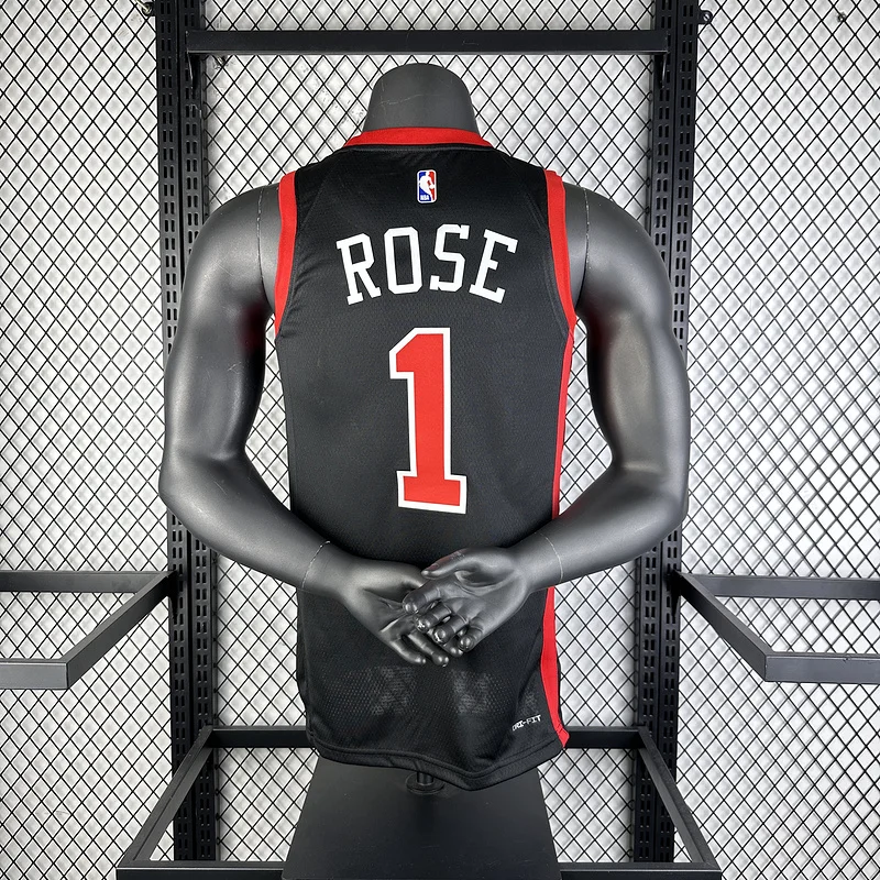 2024 Season NBA Chicago Bulls Basketball jersey City version #1 ROSE