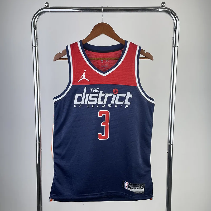 2023  Washington Wizards Basketball Jersey   trapeze  limited  #3    BEAL