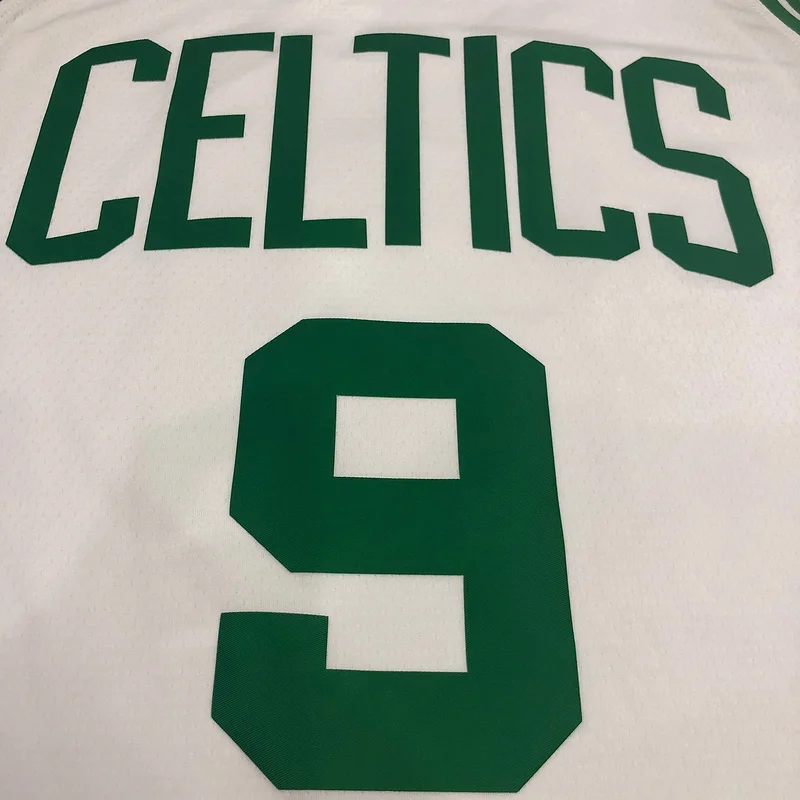 NBA Boston Celtics Basketball Jersey Retro White #9 RONDO