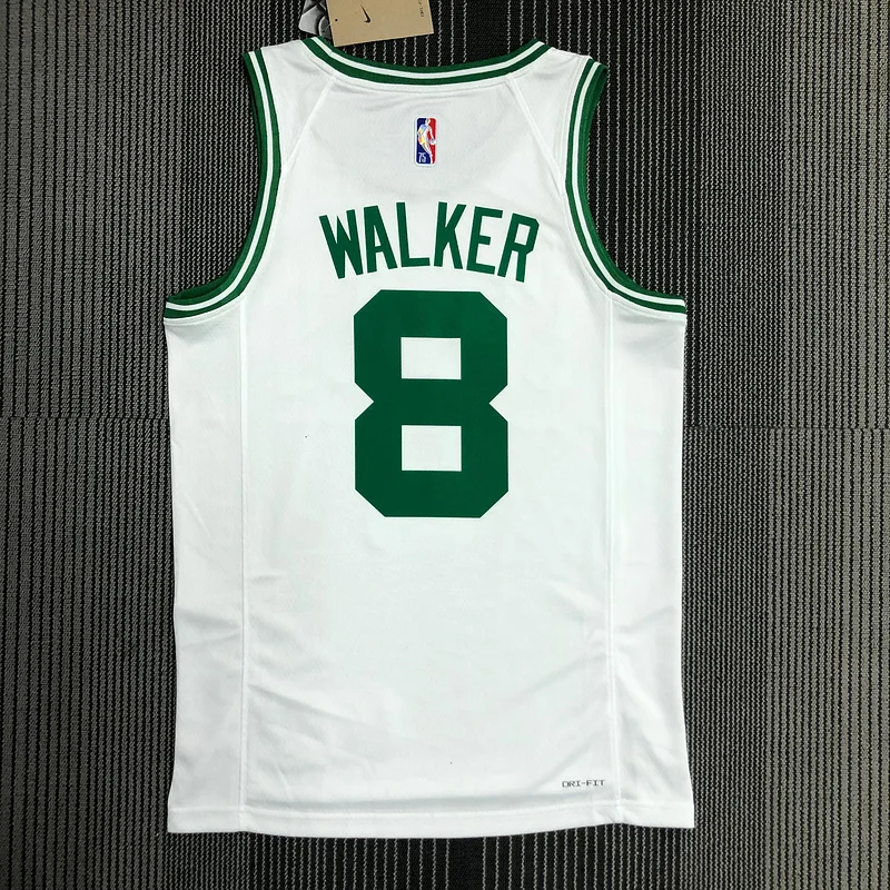 75th anniversary NBA Boston Celtics Basketball Jersey White #8 WALKER