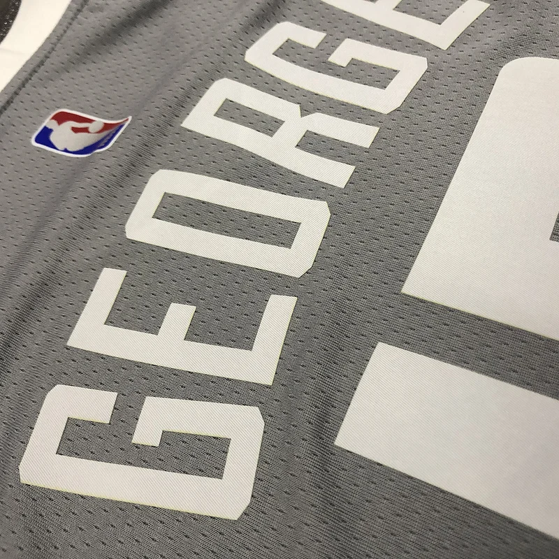 2021 Season  NBA Los Angeles Clippers Basketball jersey   bonus edition   Gray  #13   GEORGE