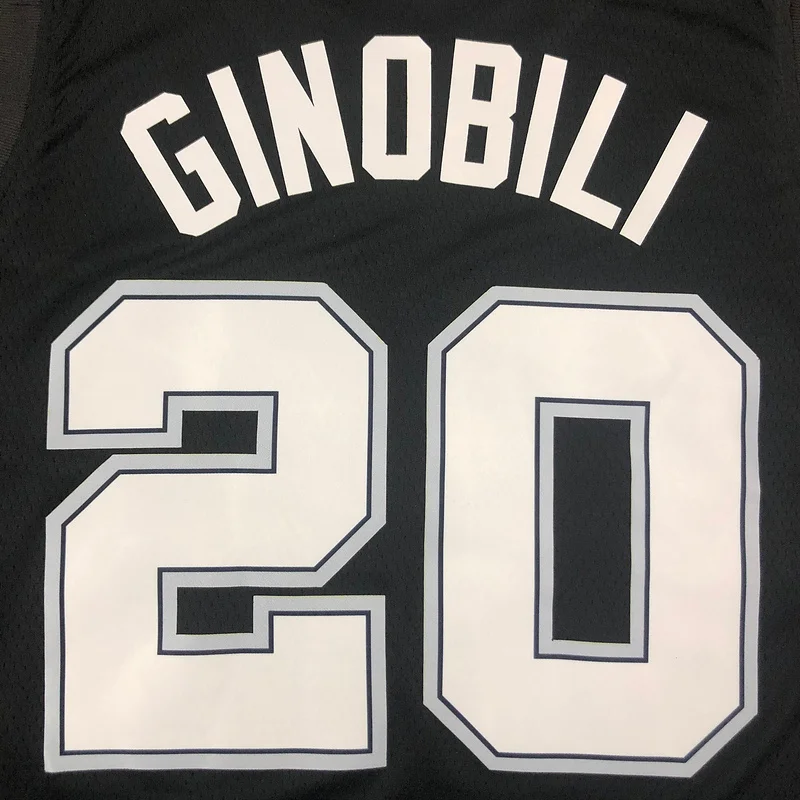 2021 San Antonio Spurs Basketball Jersey city version #20 GINOBILI