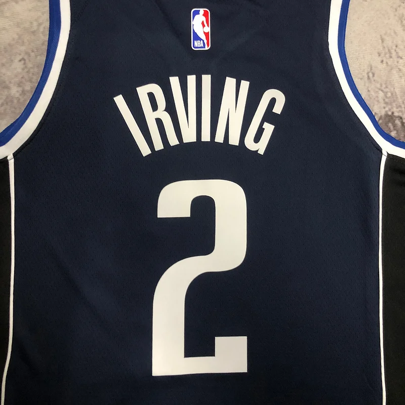 2023 Season NBA Dallas Mavericks basketball jersey trapeze limited #2 IRVING