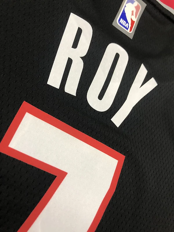 2021 Portland Trail Blazers Basketball Jersey Black #7 ROY