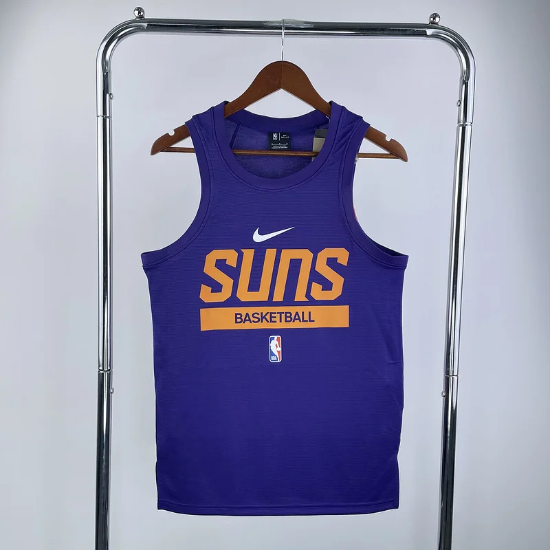 2023 Season NBA Phoenix Suns Basketball jersey Purple training vest