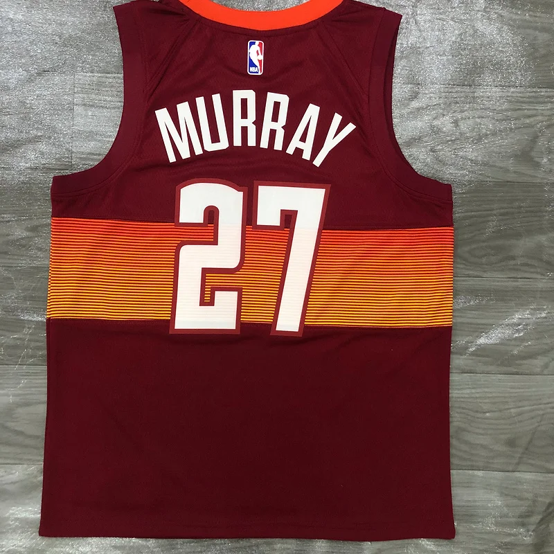 2021 Season NBA Denver Nuggets Basketball jersey city version #27 MURRAY