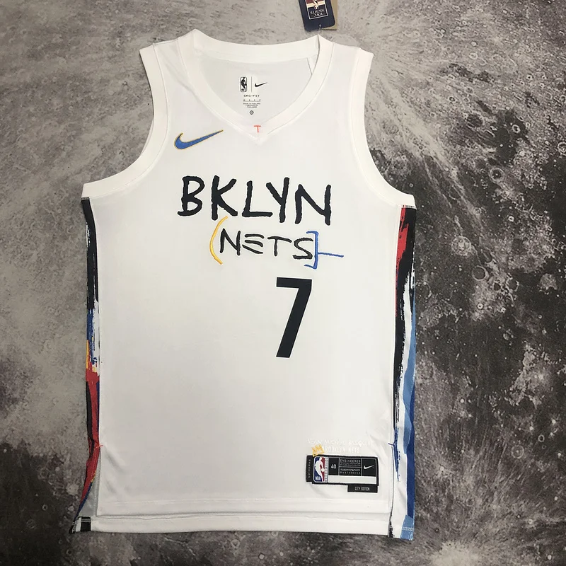 2023 Season Brooklyn Nets Basketball jersey city version #7 DURANT