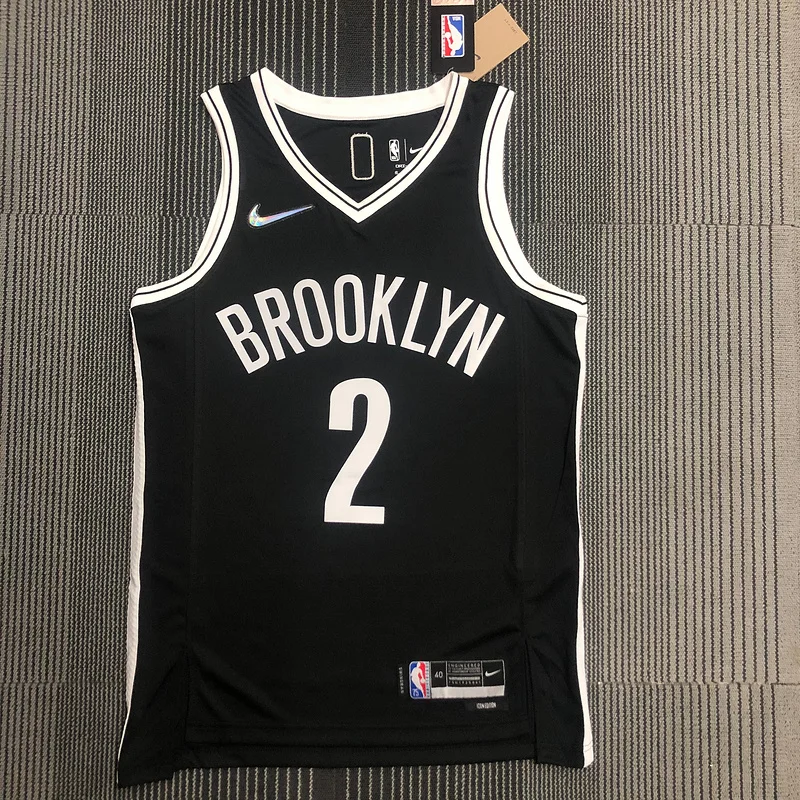 75th anniversary Brooklyn Nets Basketball jersey Black #2 GRIFFIN