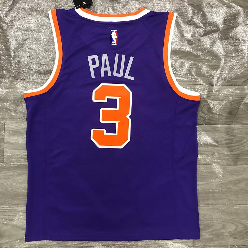 NBA Phoenix Suns Basketball jersey Purple #3 PAUL