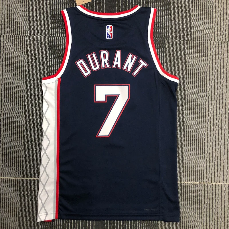 75th anniversary 2022 Season Brooklyn Nets Basketball jersey city version #7 DURANT