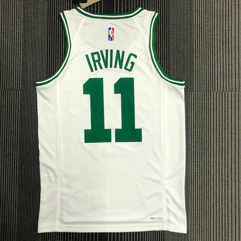 75th anniversary NBA Boston Celtics Basketball Jersey White #11 IRVING