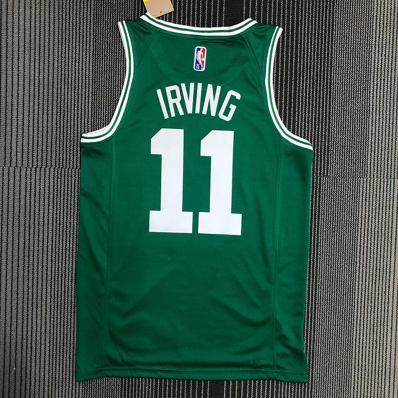 75th anniversary NBA Boston Celtics Basketball Jersey Green #11 IRVING