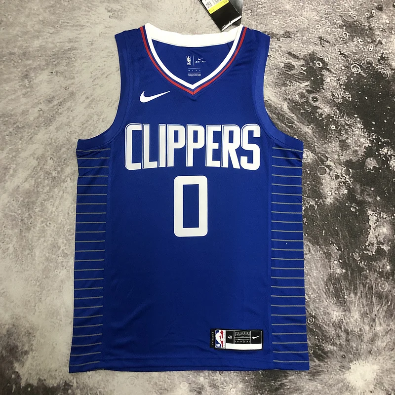 NBA Los Angeles Clippers Basketball jersey   limited   Blue  #0    WESTBROOK