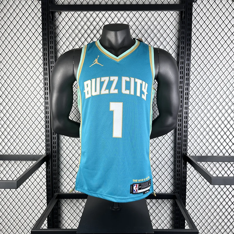 2024  Charlotte Hornets Basketball Jersey   city version #1  BALL