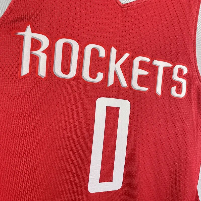 2019 Houston Rockets Basketball Jersey Aawy Red #0 WESTBROOK