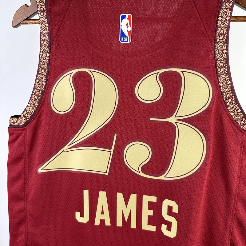 2024 Cleveland Cavaliers Basketball Jersey city version #23 JAMES