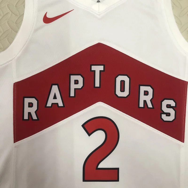 2023 NBA Toronto Raptors Basketball Jersey Home White #2 LEONARD