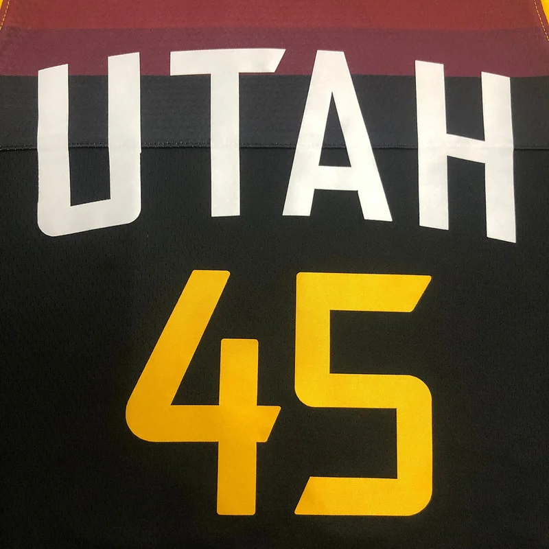 2021 Utah Jazz Basketball Jersey city version 球衣 #45 MITCHELL