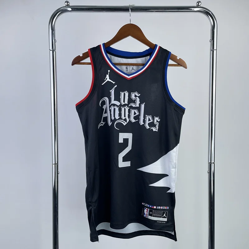 2023 Season   NBA Los Angeles Clippers Basketball jersey    trapeze  limited  #2   LEONARD