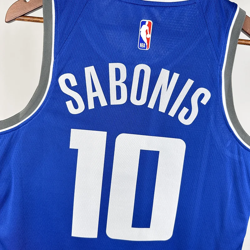 2024 Sacramento Kings Basketball Jersey city version #10 SABONIS