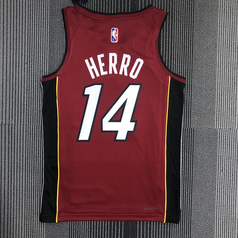 75th anniversary NBA Miami Heat basketball jersey trapeze limited #14 HERRO