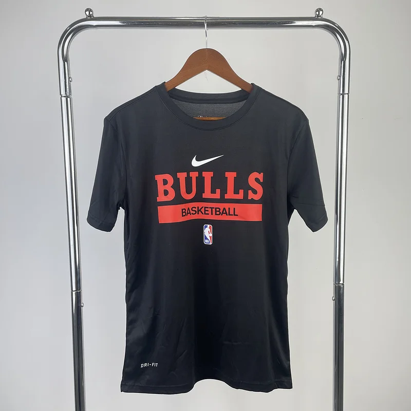 2023 Season NBA Chicago Bulls Basketball jersey black training shirts