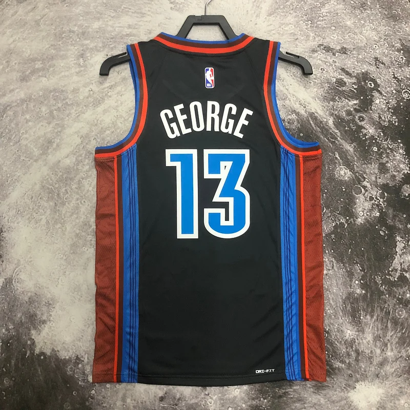 2023 NBA Oklahoma City Thunder Basketball Jersey city version #13 GEORGE