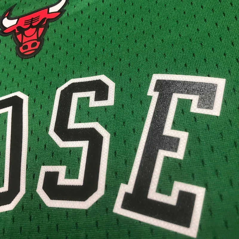 MN Hot Print Retro NBA Chicago Bulls Basketball jersey 2008 2009 Season #1 ROSE