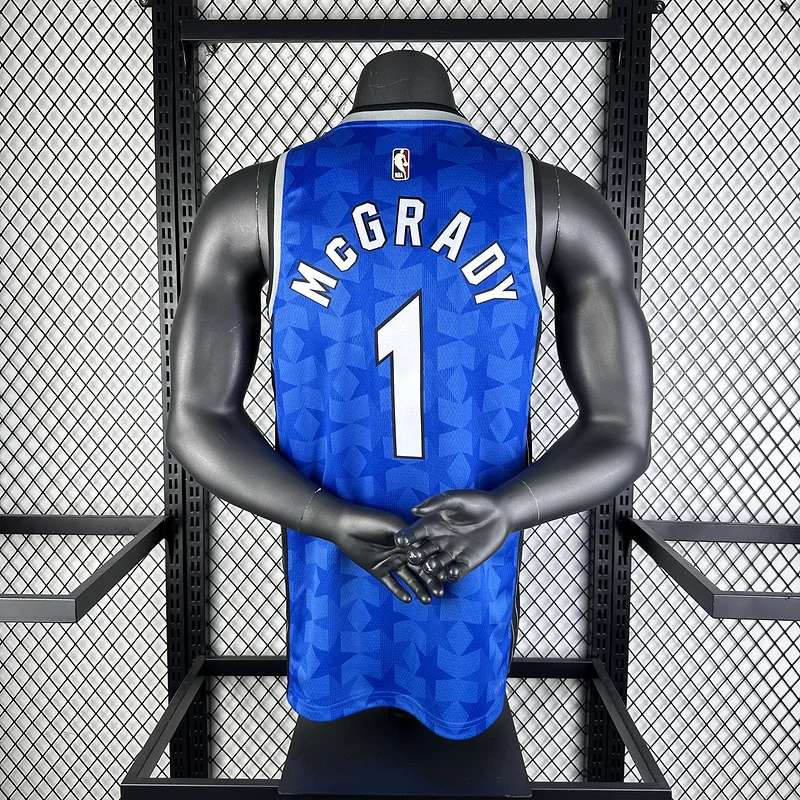 2024 Orlando Magic Basketball Jersey Retro #1 McGrady