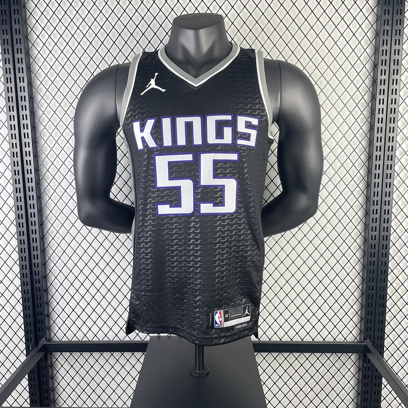 2023 Sacramento Kings Basketball Jersey trapeze limited #55 WILLIAMS