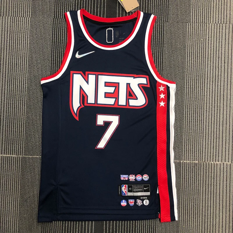 75th anniversary 2022 Season Brooklyn Nets Basketball jersey city version #7 DURANT