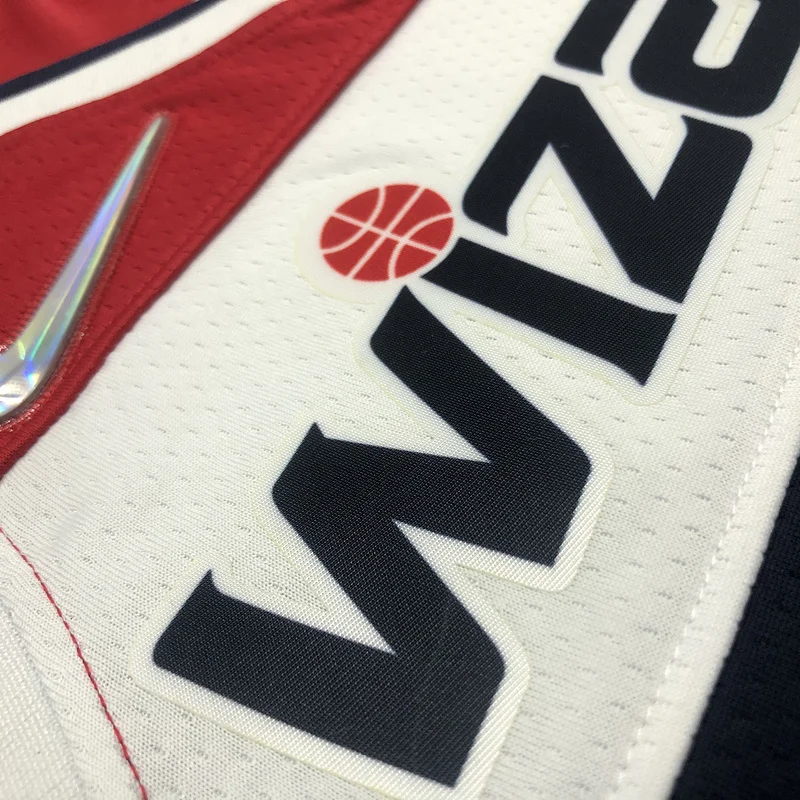 75th anniversary Washington Wizards Basketball Jersey White #33 KUZMA