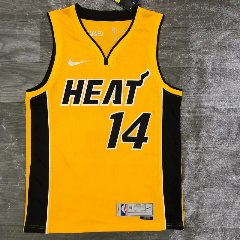 2021 Season NBA Miami Heat basketball jersey bonus edition #14 HERRO