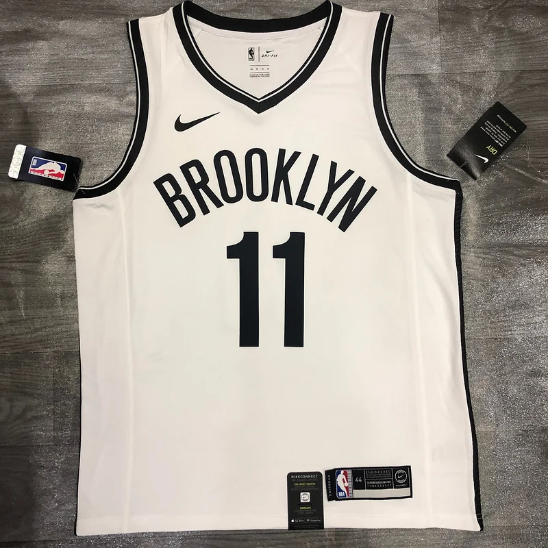 Brooklyn Nets Basketball jersey V-neck  White #11 IRVING