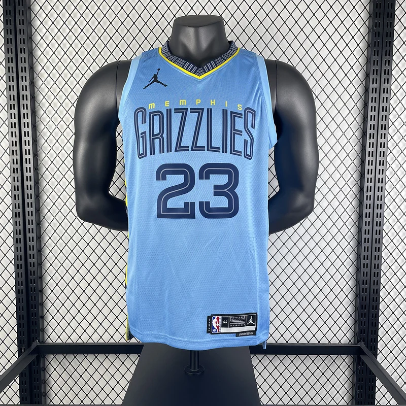 2023 Season NBA Memphis Grizzlies Basketball Jersey trapeze limited #23 ROSE