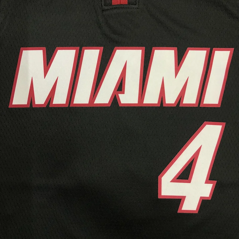 75th anniversary NBA Miami Heat basketball jersey Black #4 OLADIPO