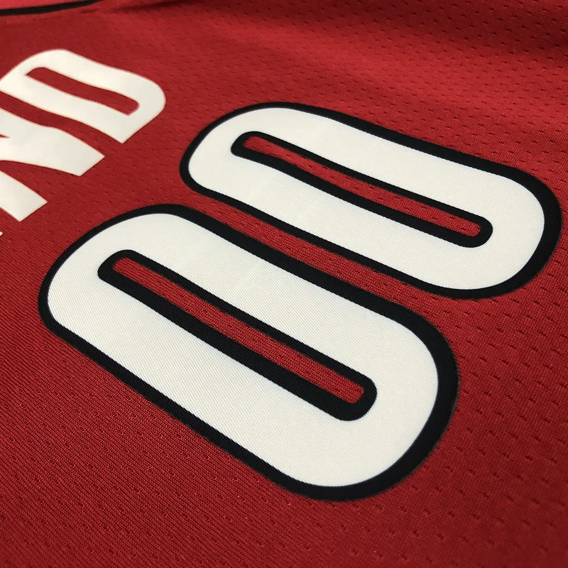 Portland Trail Blazers Basketball Jersey   Red   Jordan Style #00    ANTHONY