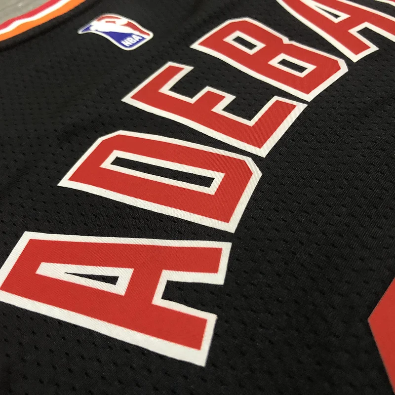 2018 Season NBA Miami Heat basketball jersey retro night Black #13 ADEBAYO