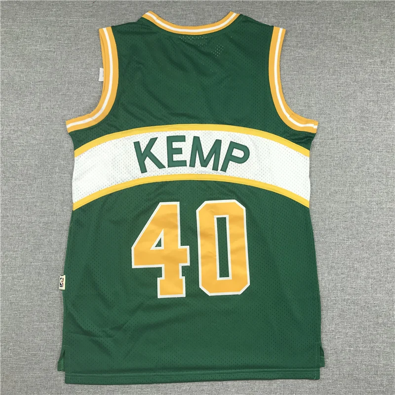 NBA Seattle SuperSonics Basketball jersey 40 Green