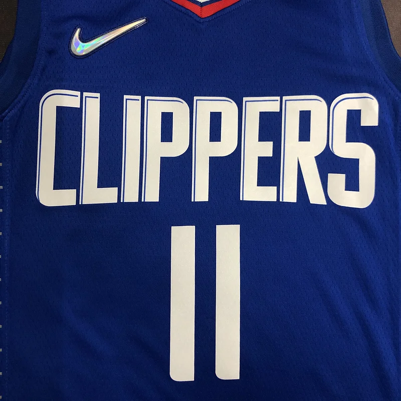 75th anniversary    NBA Los Angeles Clippers Basketball jersey   Blue  #11   WALL